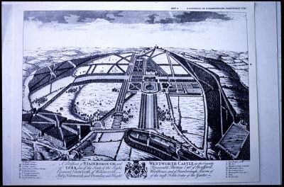 A Prospect of Stainborough c.1732 Published by Badeslade & Rocque, 1739 (British Library Maps Ktop.4529.a)